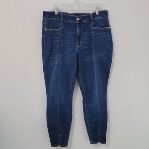 Judy Blue Dark Blue Skinny Fit Jeans, Size 14W